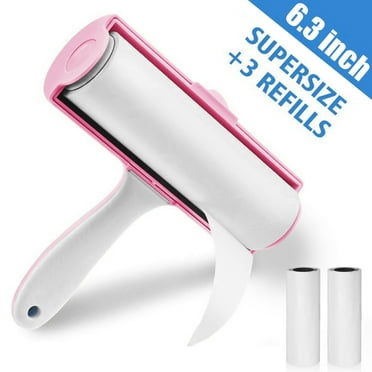 Extra Sticky Hair Remover Picks Up Dust Dandruff 6/" 3pcs Lint Roller Refill